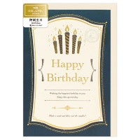 #エヌビー社 レター カードアウグーリ 誕生日 ロウソクＡ 2656303