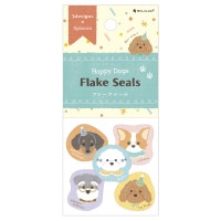 #エヌビー社 シール フレークシール  ハッピードッグズ 5564122