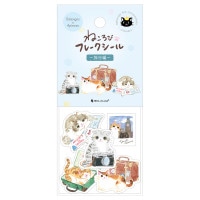 #エヌビー社 シール フレークシール･ねころび  旅行 5574120