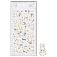 #クローズピン(国内販売のみ） シール たけいみきminiクリアシール  ムーン US15847