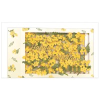 #クローズピン カード ポップアップレーザー・誕生日  ミモザ GC16685