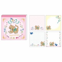 #クローズピン(国内販売のみ） メモ帳 スピカピカシリーズスクエアメモパッド  おてんば子猫 MM16735