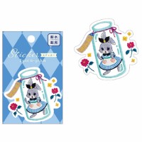 #クローズピン(国内販売のみ） シール スピカピカシリーズステッカー  おとぎの森のアリス US16736