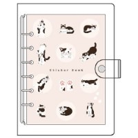#クローズピン シール関連小物 マイリングシール帳バインダー S ネコ CF16761