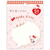 #クローズピン(国内販売のみ） 付箋 サンリオキャラクターズ×クローズピン吹き出しふせん 50枚入 ハローキティ FS84141