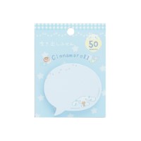 #クローズピン(国内販売のみ） 付箋 サンリオキャラクターズ×クローズピン吹き出しふせん50枚綴 50枚入 シナモロール FS84142