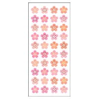 #奥山商会 シール パールシール  図形桜4列 PA378