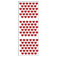 #奥山商会 シール プリズムシール  ハート赤 CP101