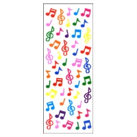 #奥山商会 シール クリアーシール  音符 CK227