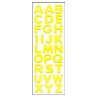 #奥山商会 シール ふわふわシール  アルファベット ZV158