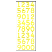 #奥山商会 シール ふわふわシール  数字大 ZV420