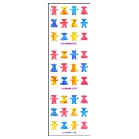 #奥山商会 シール オーロラシール  三色ベアー KA028