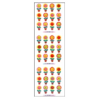 #奥山商会 シール オーロラシール  フラワースマイル KA090