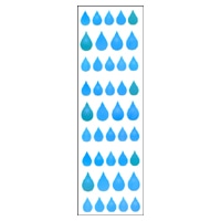 #奥山商会 シール オーロラシール  水滴 KA265