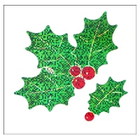 #奥山商会  ラージシール(ホロ)  ひいらぎ XL051