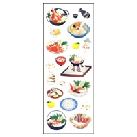 #奥山商会 シール ラメ入りシール  鍋料理 CR099