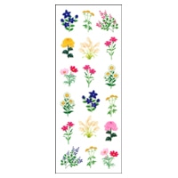 #奥山商会 シール ラメ入りシール  秋の花 CR146