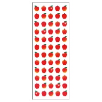 #奥山商会 シール ラメ入りシール  リンゴ5列 CR541