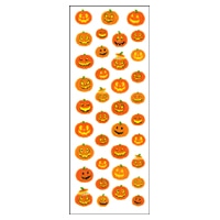 #奥山商会  ラメ入りシール  パンプキン CR686