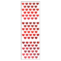 #奥山商会 シール オーロラシール  ハート 赤 YA101