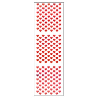 #奥山商会 シール オーロラシール  ハート ミニミニ赤 YA231