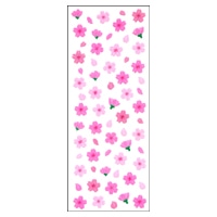 #奥山商会 シール ラメ入り紙シール  桜吹雪 JS278