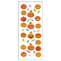 #奥山商会  紙ラメ入りシール  パンプキン JS286