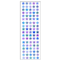 #奥山商会 シール オーロラシール  スター青緑8mm AU207