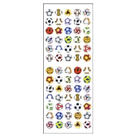 #奥山商会 シール クリアーシール  サッカーボール ZC549