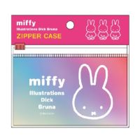 #スクエア(国内販売のみ）  ミッフィーオーロラ ジッパーケース  ピンク BA25-17