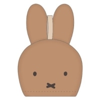 #スクエア(国内販売のみ）  ミッフィー マスコットタオル  茶 BW25-31