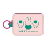 #スクエア(国内販売のみ）  カラビナ付ミニポーチ  ピンク BS26-1