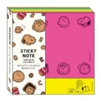 #スクエア(国内販売のみ）  選べる蛍光付箋  ピンク PS26-9