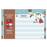 #スクエア(国内販売のみ）  ダイカット レターセット  水色 PS26-18