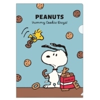 #スクエア(国内販売のみ）  クリアファイル A4 水色 PS26-21