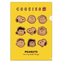 #スクエア(国内販売のみ）  クリアファイル A4 黄 PS26-24