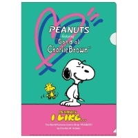 #スクエア(国内販売のみ） PEANUTS･クリアファイル A4 緑 PA26-22