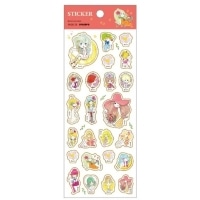 #スクエア(国内販売のみ）  水森亜土 フチドリシール  赤 AN26-26