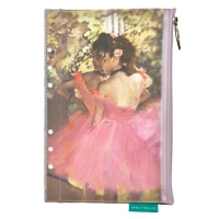 #スピーチバルーン ポーチ A5size-ポーチｖ  Degas-Dancers in Pink BE F-256-11