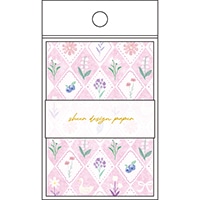 #パインブック メモ帳 シアーデザインペーパーメモ  イラスト･ピンク s606011
