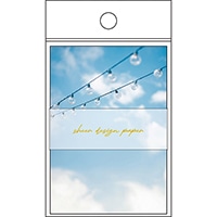 #パインブック メモ帳 シアーデザインペーパーメモ  フォト･ブルー s607012