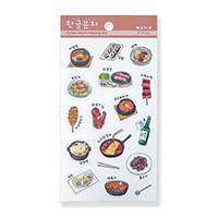 #パインブック シール マスキングシール・ハングル  韓国料理A t317011