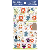 #パインブック シール なりきり･デコシール  赤ずきんねこ t603011