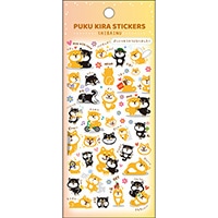 #パインブック シール ぷくキラシール  柴いぬ t621012