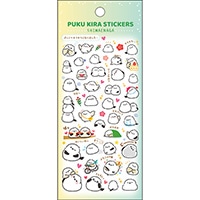 #パインブック シール ぷくキラシール  シマエナガ t621013