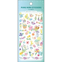 #パインブック シール ぷくキラシール  フラワー t622012