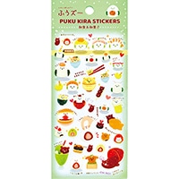 #パインブック(国内販売のみ） シール ぷくキラシール・ふうズー  和食和菓子 h601013