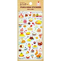 #パインブック(国内販売のみ） シール ぷくキラシール・ふうズー  洋食洋菓子 h601014
