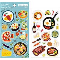 #パインブック シール ラージデコシール  洋食 t625014