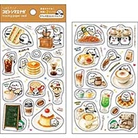 #パインブック シール コビトシール  シマエナガ・カフェ t701115